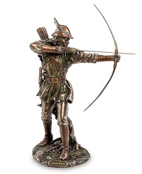 ROBIN DES BOIS FACON BRONZE STATUE SCULPTURE