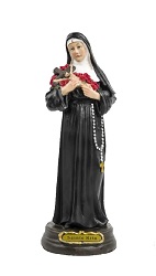 SAINTE RITA STATUE 30 CMS PEINTE A LA MAIN