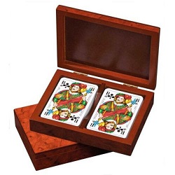 COFFRET 2 JEUX DE 54 CARTES LUXE