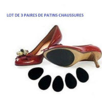 3 PAIRES DE PATINS ANTIDERAPANTS AUTO-ADHESIFS