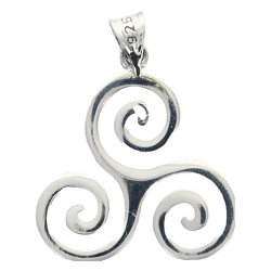 TRISKEL BRETAGNE PENDENTIF ARGENT 925 COLLIER