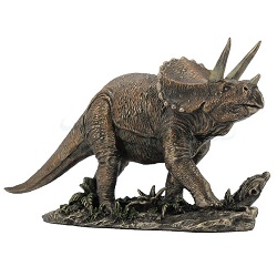 TRICERATOPS FACON BRONZE STATUE SCULPTURE