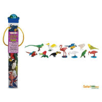 TUBE OISEAUX EXOTIQUES 12 PCS SAFARI LTD