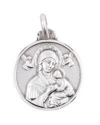 VIERGE MARIE PENDENTIF MEDAILLE ARGENT COLLIER