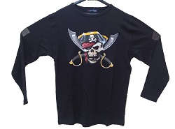 PIRATE 2 SABRES CROISES TEE SHIRT L