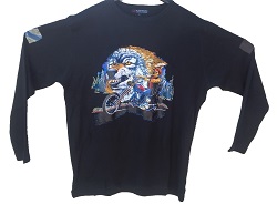 LOUP BIKER TEE SHIRT L