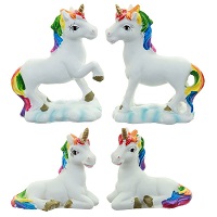 LICORNE ARC EN CIEL LOT DE 4