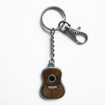 GUITARE MUSIQUE PORTE CLES METAL RELIEF