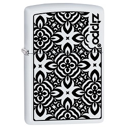 ZIPPO BRIQUET BLACK PATTERN DESIGN